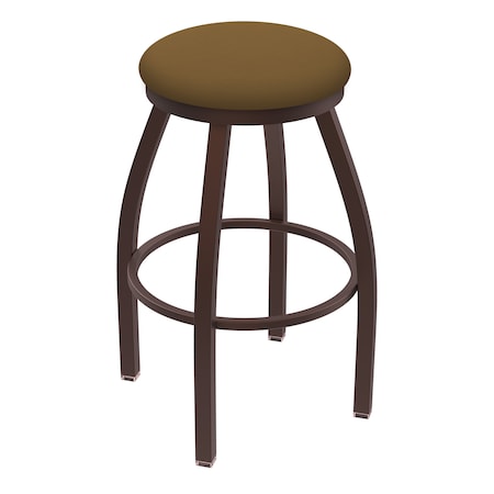 Holland Bar Stool Co 36" Swivel X-Tall Bar Stool, Bronze Finish, Canter Saddle Seat 80236BZ012